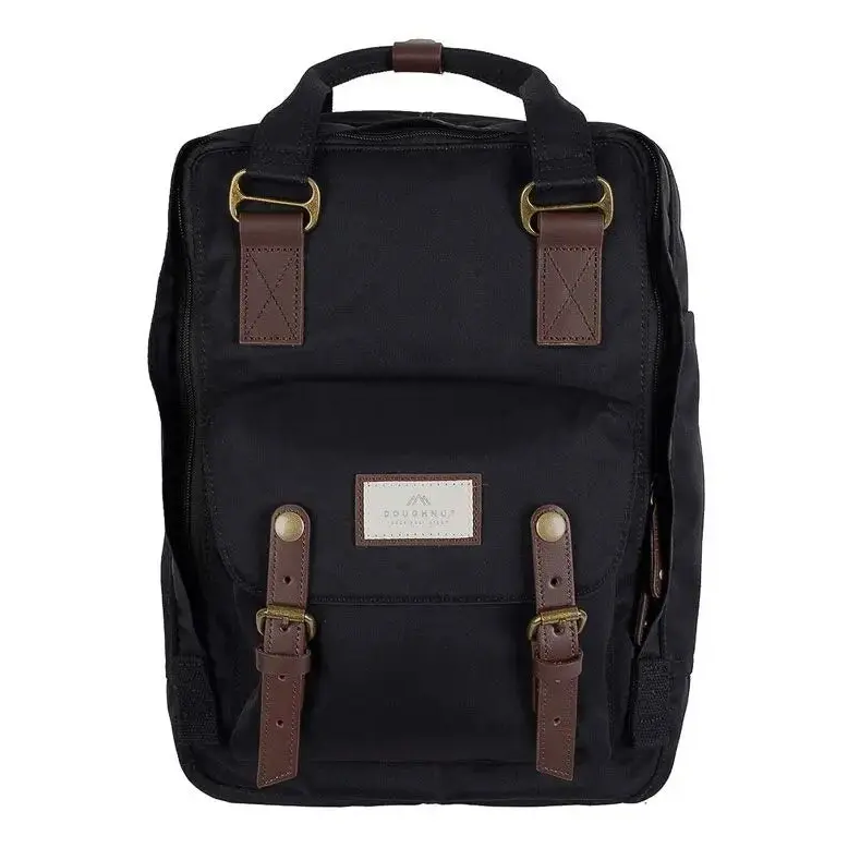 Doughnut Macaroon Backpack Black