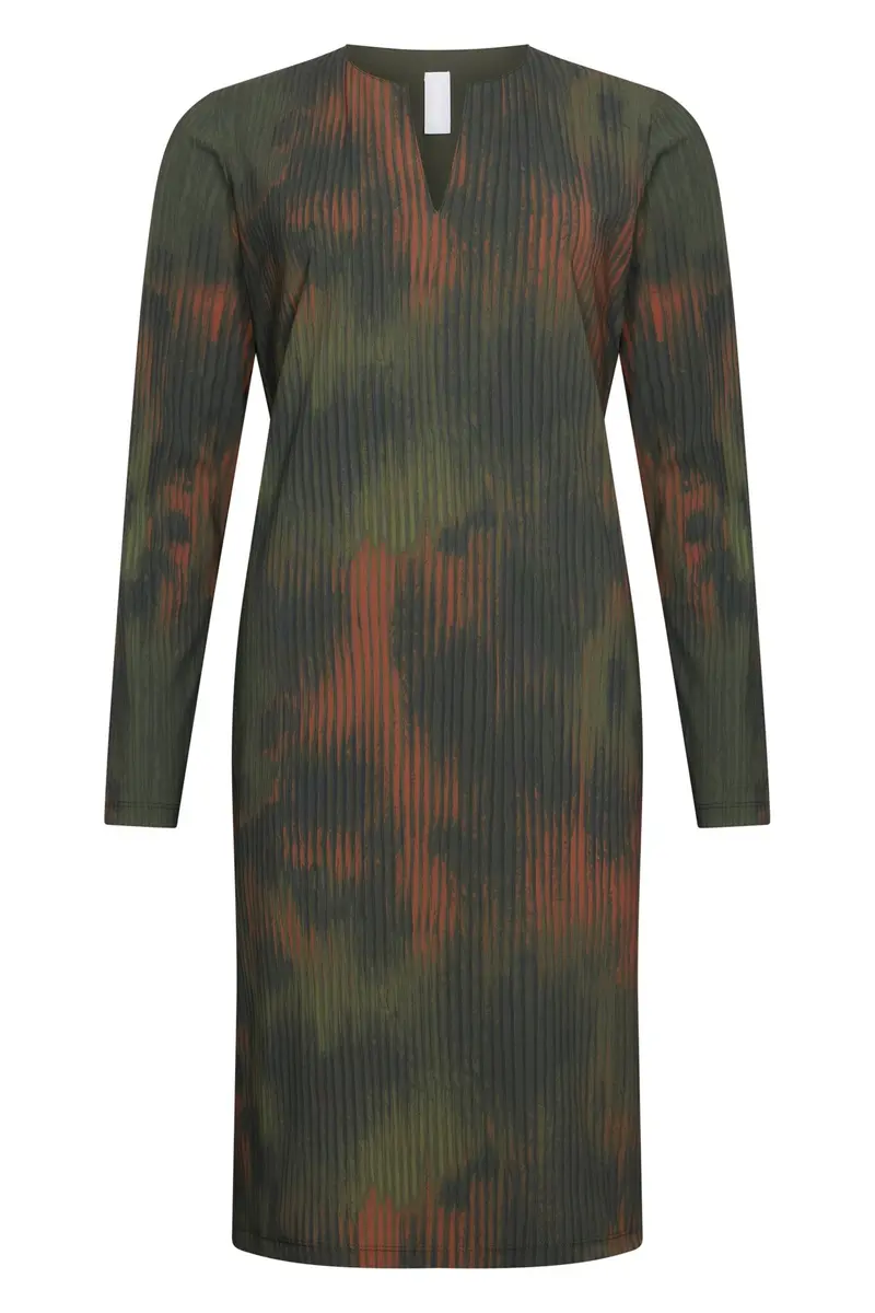 Dress | Heavy Travel Soft Print | Momoka Print Soft | Autumn Shades