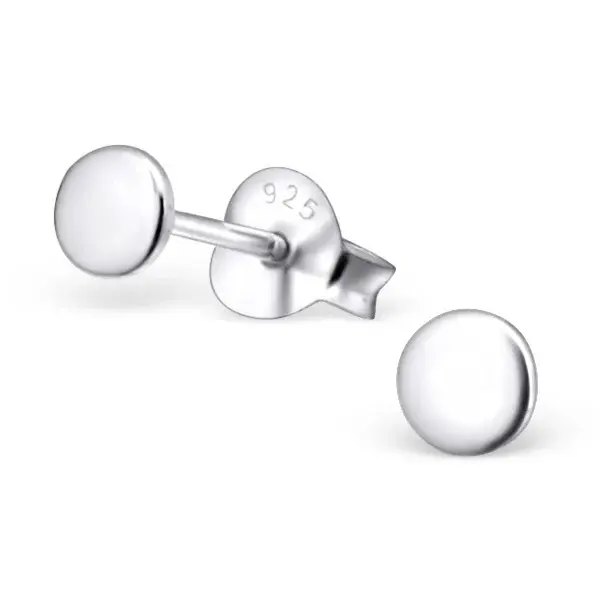 Ear stud 4mm - echt zilver