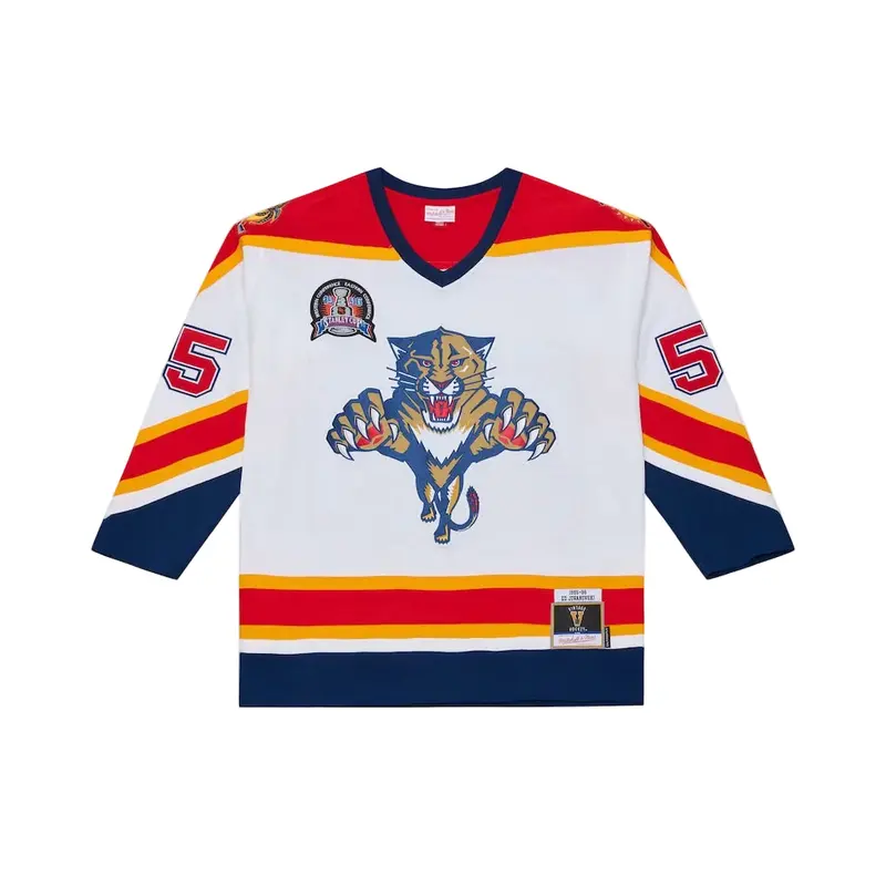 Ed Jovanovski Florida Panthers NHL 1995-96 White Power Play Jersey Mitchell & Ness