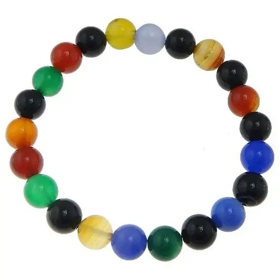 Edelstenen armband Agate Mix