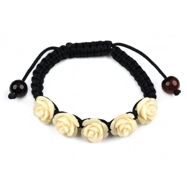 Edelstenen armband White Rose