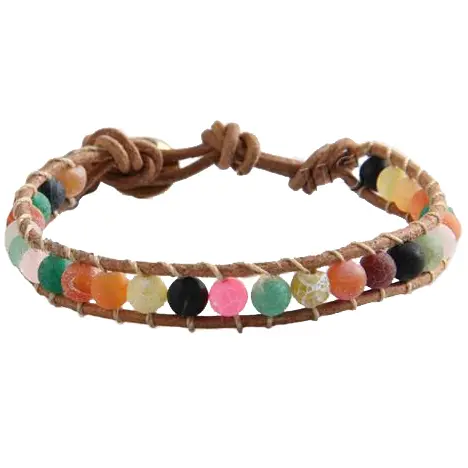 Edelstenen armband Wrap Agate Effloresce