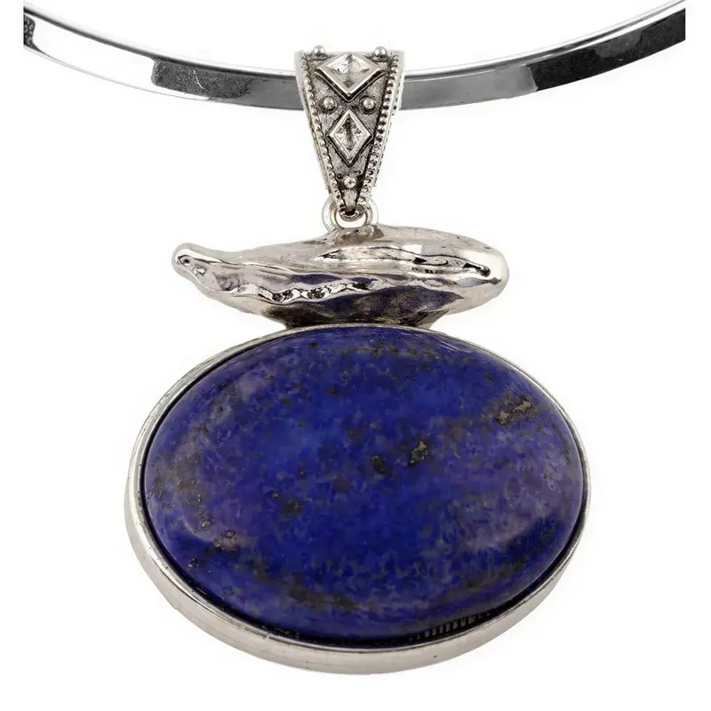 Edelstenen ketting Lapis Lazuli Choker