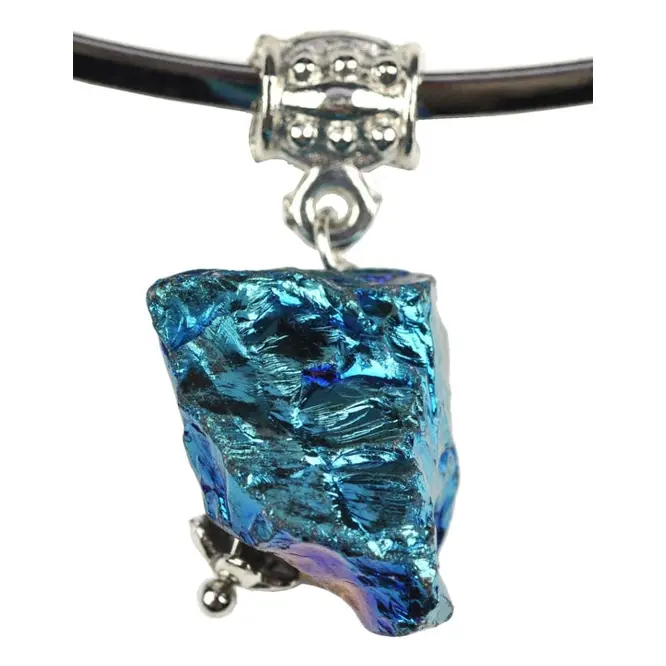 Edelstenen ketting Quartz Blue