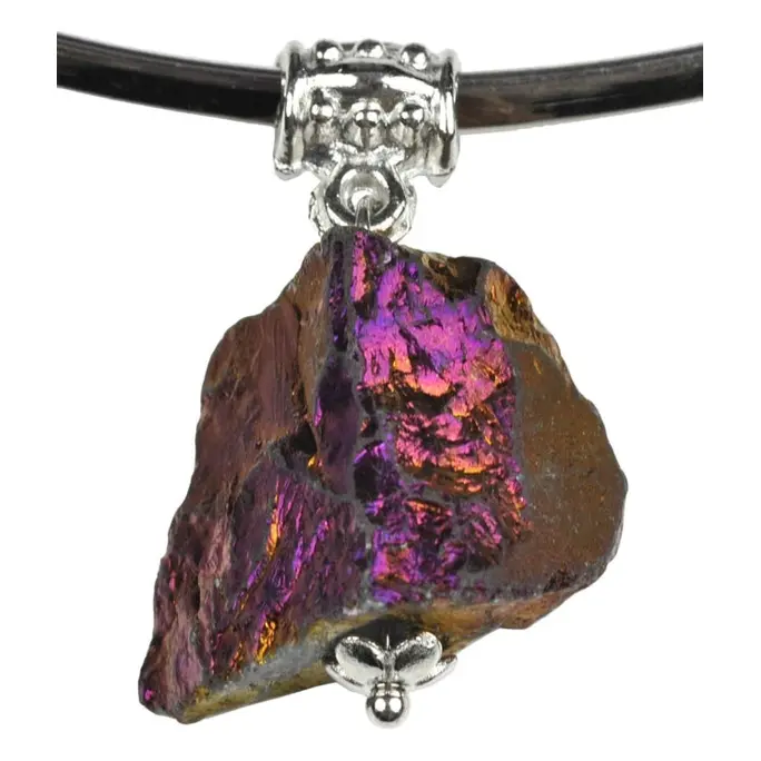 Edelstenen ketting Quartz Purple