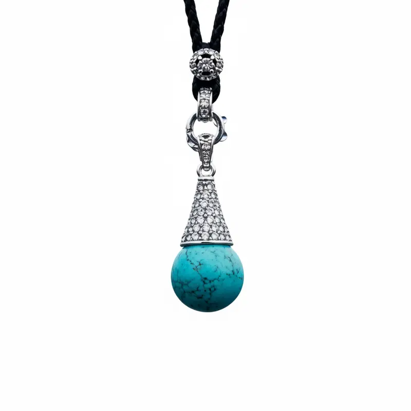 Edelstenen ketting Turquoise Bling