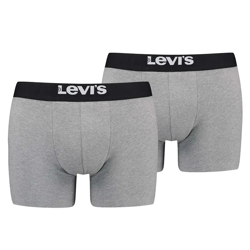 Effen Boxershorts Heren 2-pack