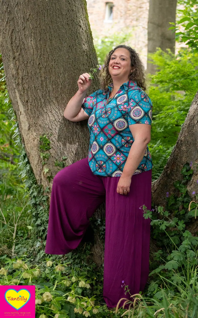 Elin top - back to 60's- katoen