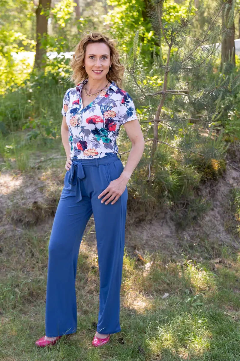 Elin top - white summer- gemaakt door tantilly
