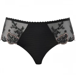 Elise Short 41940 Noir Broderie Nude