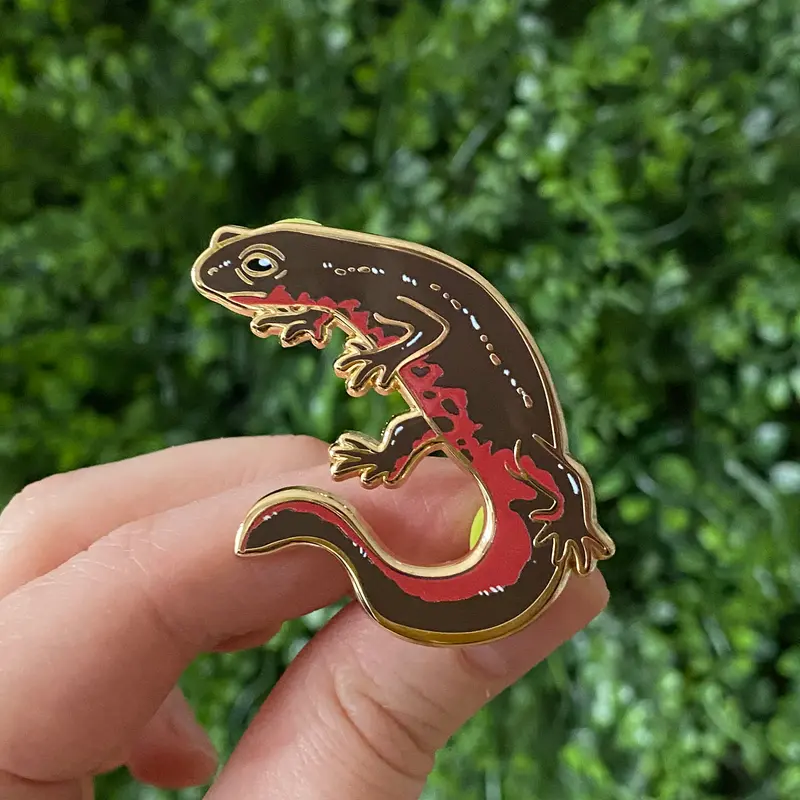 Enamel pin | Japanese Fire-Bellied Newt