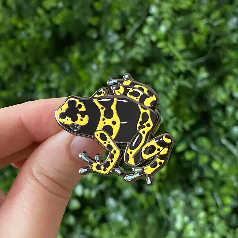 Enamel pin | Yellow-banded Poison Dart Frog