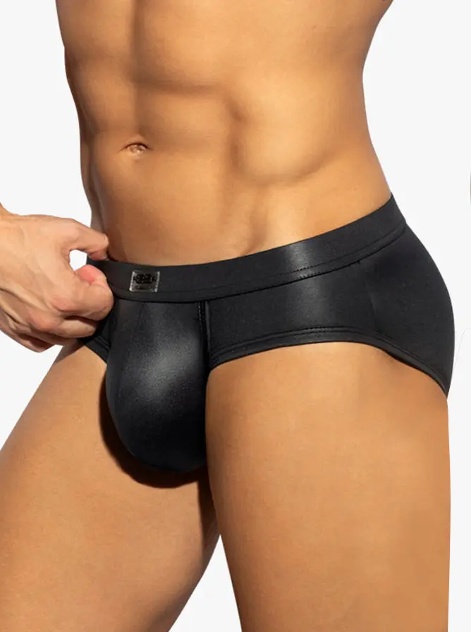 ES Collection UN562 Eco Shiny Brief Black