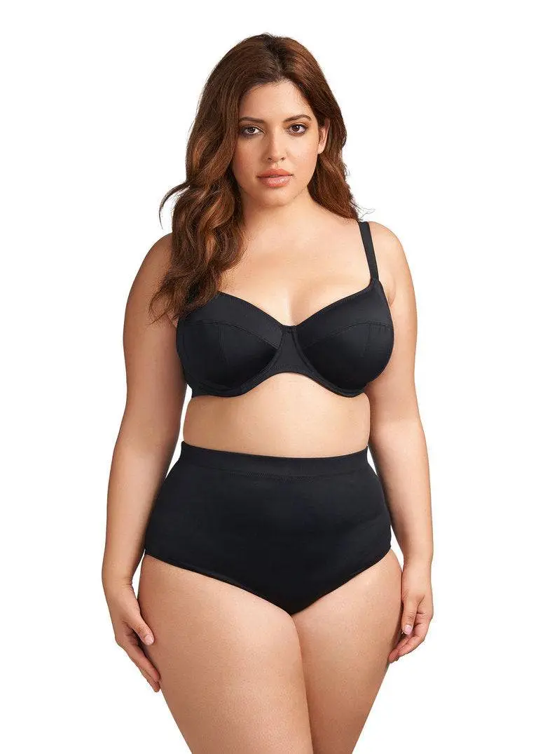 Essentials Classic High Waisted Bikini Broekje Zwart