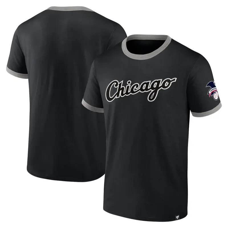 Fanatics - Fundamental Biblend Ringer Tee - Chicago White Sox