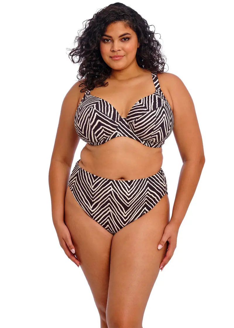 Fiji Falls Plunge Bikini Top Zwart
