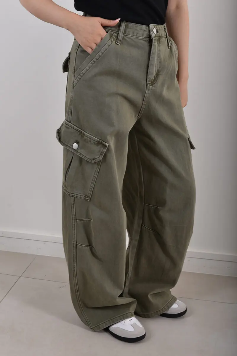 Fiona Cargo Denim Jeans Broek | Sweet Like You