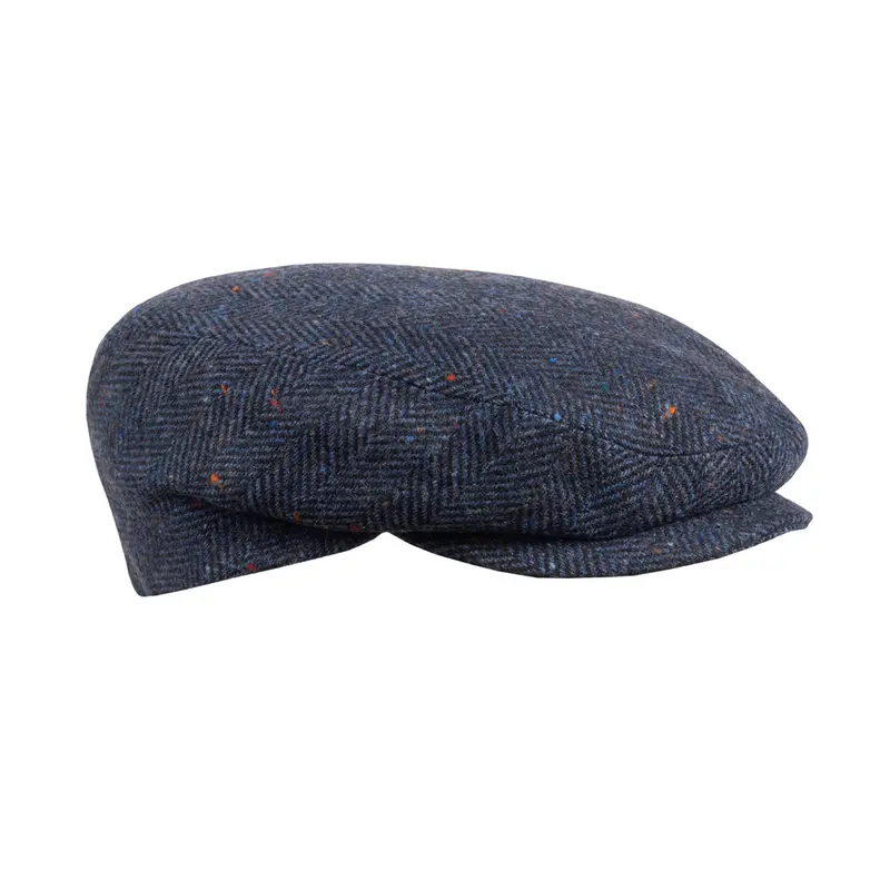 Flat cap herringbone