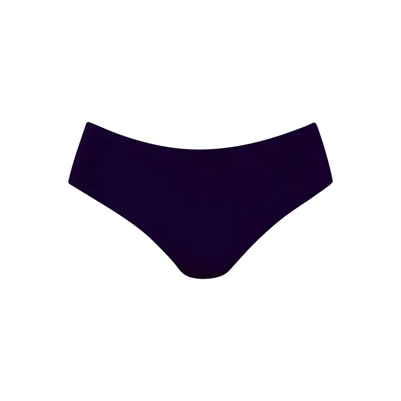 Flower Dots Bikini Slip 8474-0 Donkerblauw