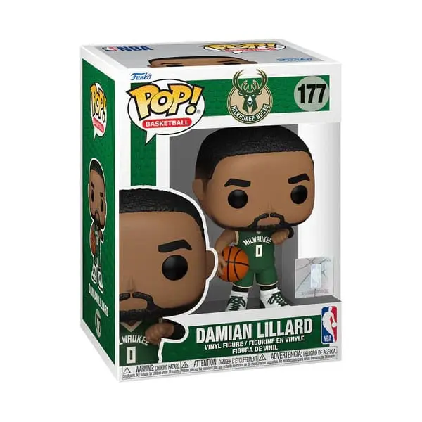Funko - NBA Pop! - Damian Lillard - Milwaukee Bucks - #177 - 9CM