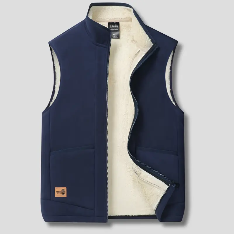 Gevoerd wintervest voor heren – warm en stijlvol