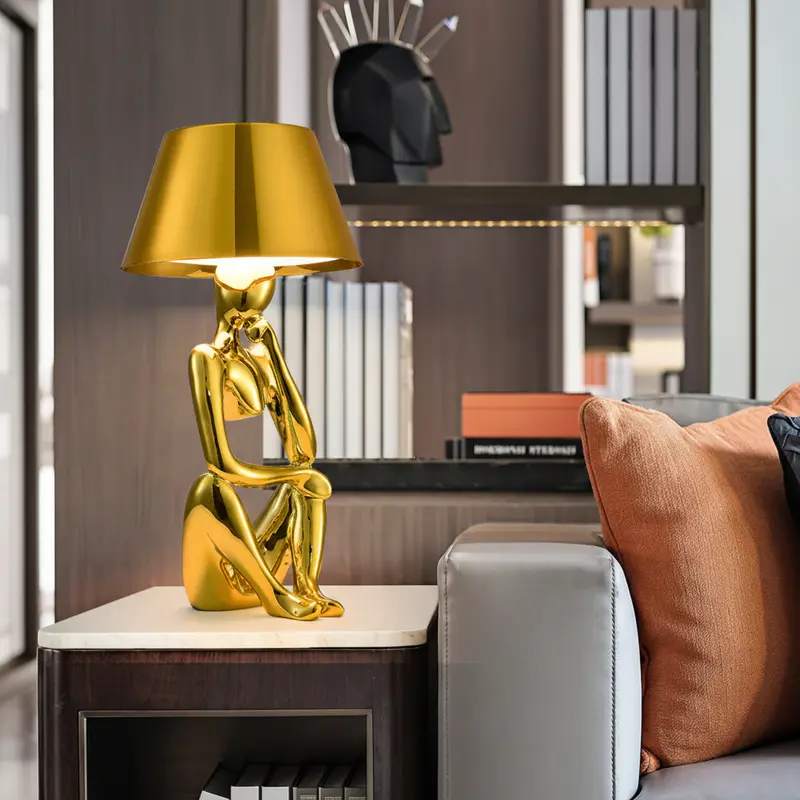 Glanzende decoratieve sculptuurlamp – AuroraLite