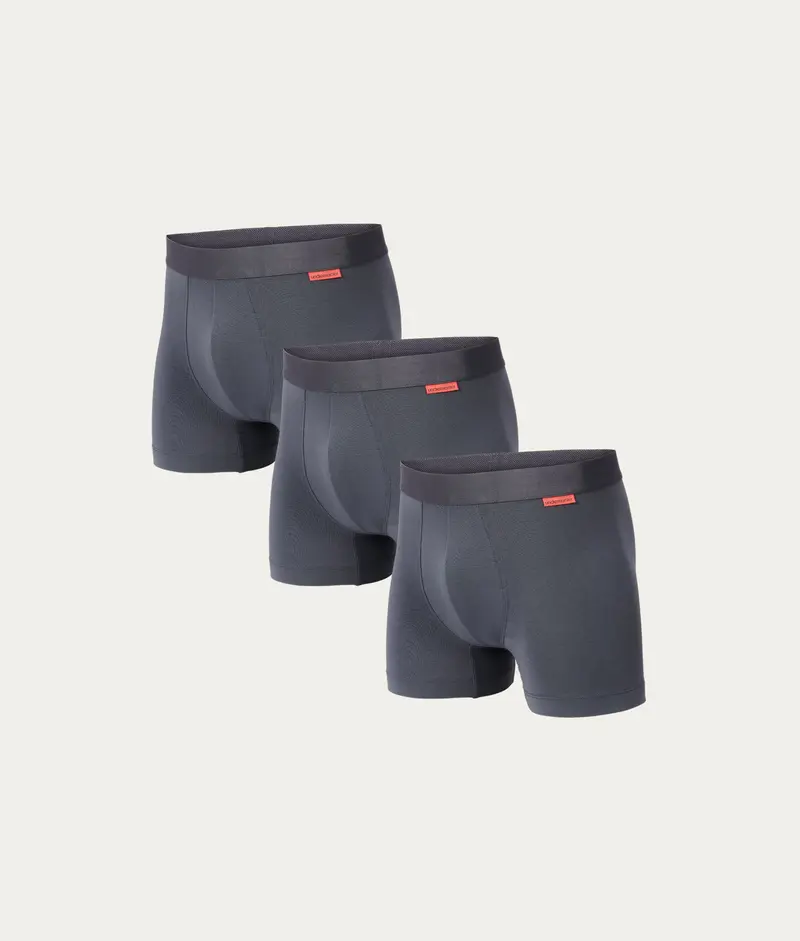 Grijze Boxershort Lava Rock (3-pack)