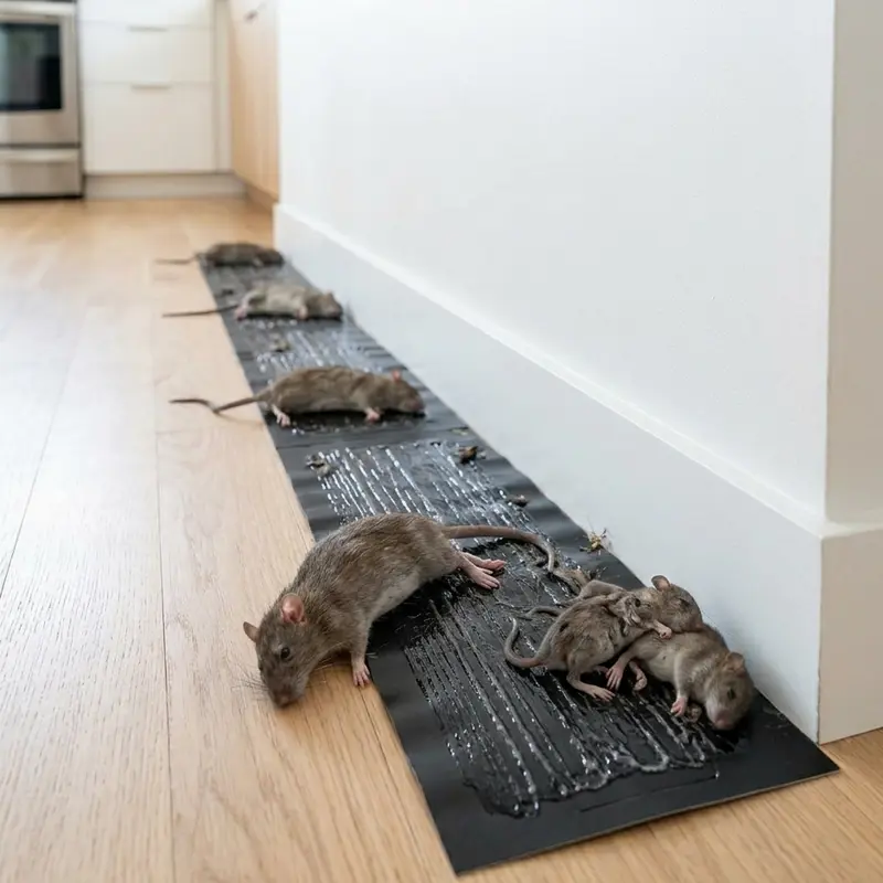 Grote lijmvallen voor muizen, ratten en insecten, gifvrije ongediertebestrijding