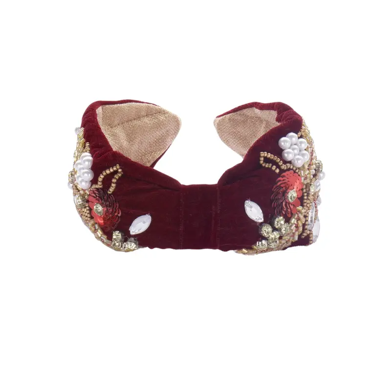 Haarband Royal Burgundy Velvet