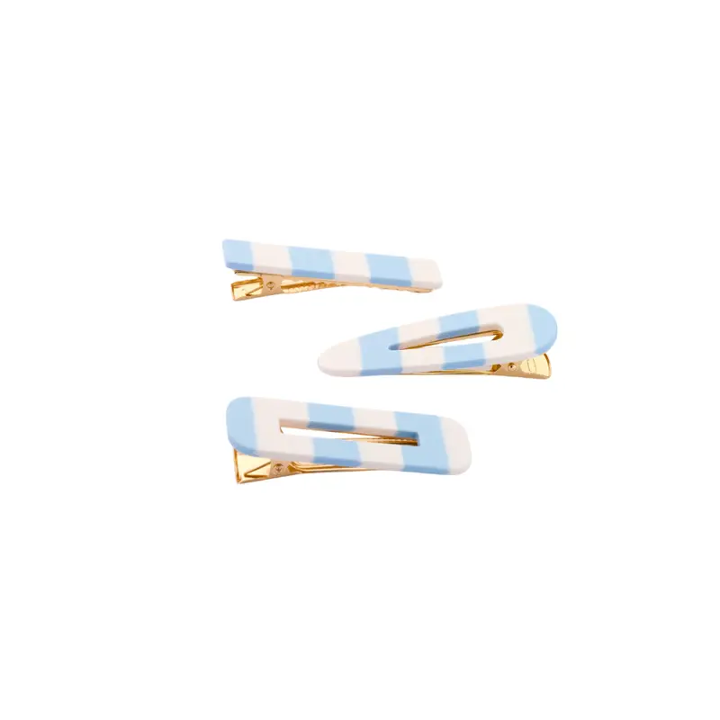 Haarclip Set Summer Blue & White