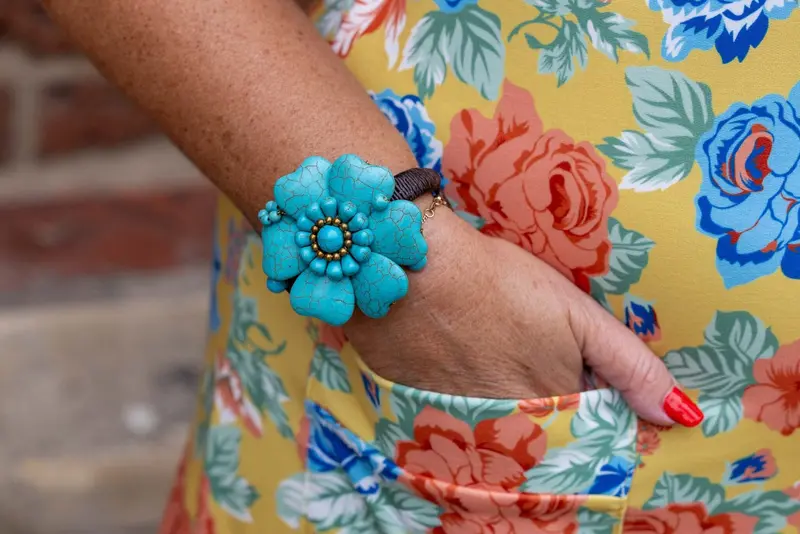 Handmade Macrame bracelet - ocean