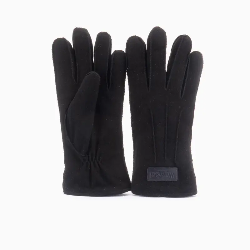 Handschoenen Dames Goat Suède Black