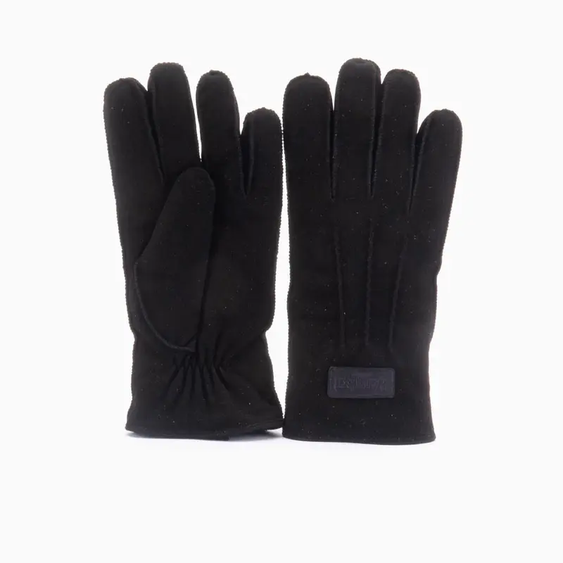 Handschoenen Heren Goat Suède Black