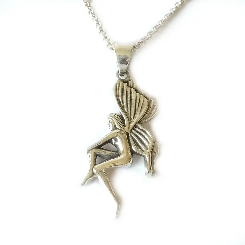 Hanger elfje zilver