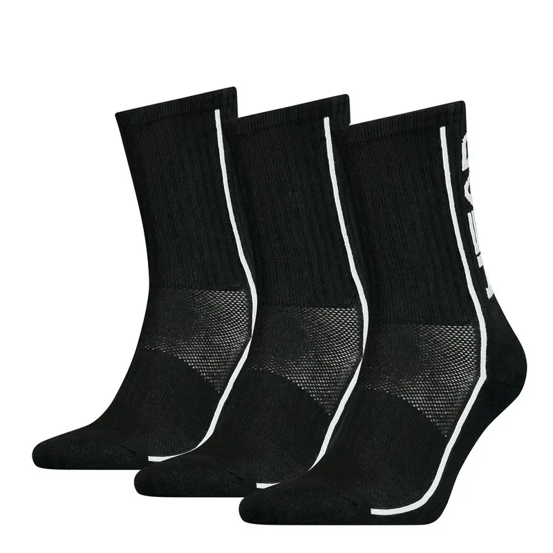 Head Performance Crew - Black 3 Pack