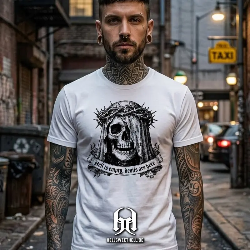 Hell is empty, Devils are here - T-shirt unisexe