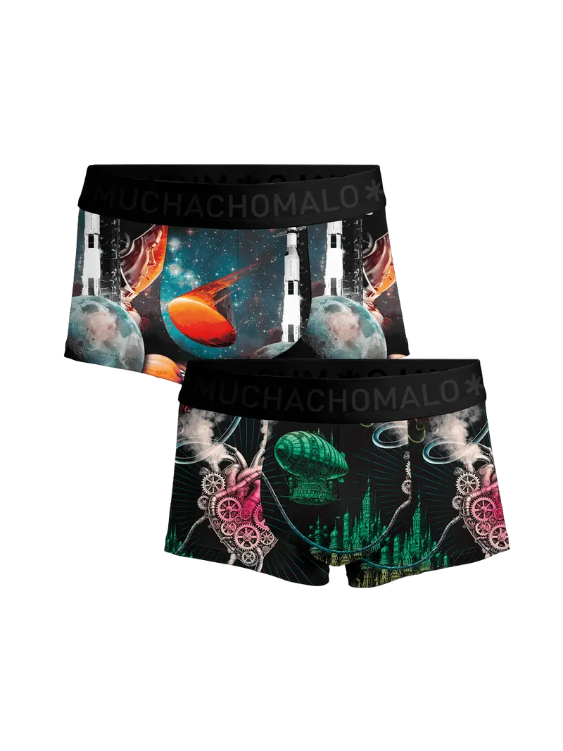 Heren 2-pack Trunks Modern Age