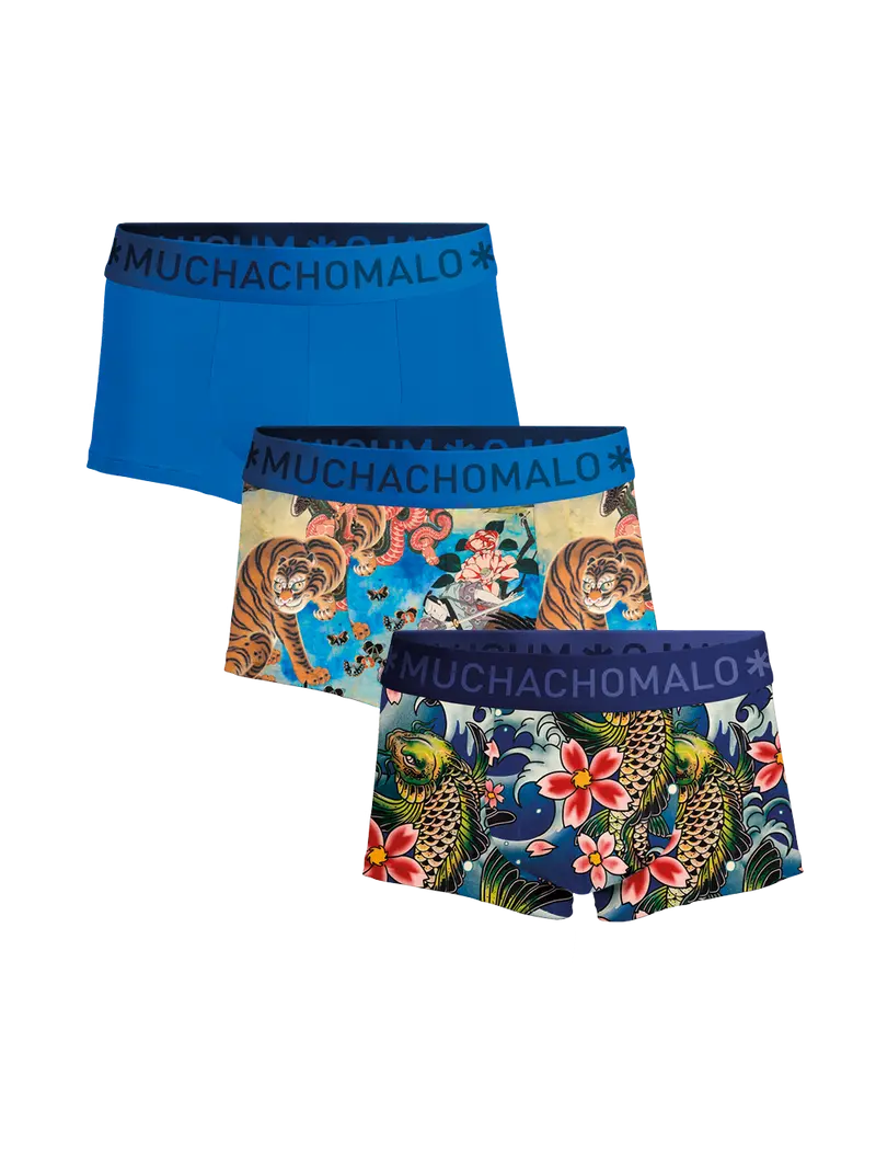 Heren 3-pack Trunks Irezumi