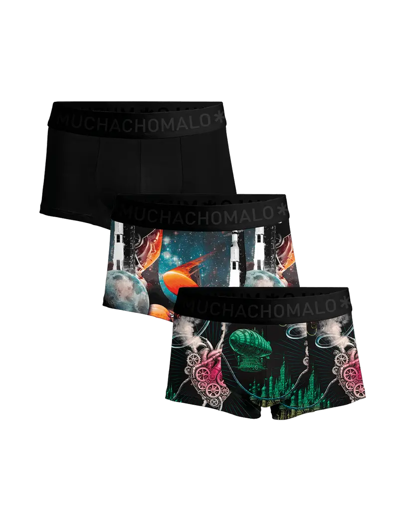 Heren 3-pack Trunks Modern Age