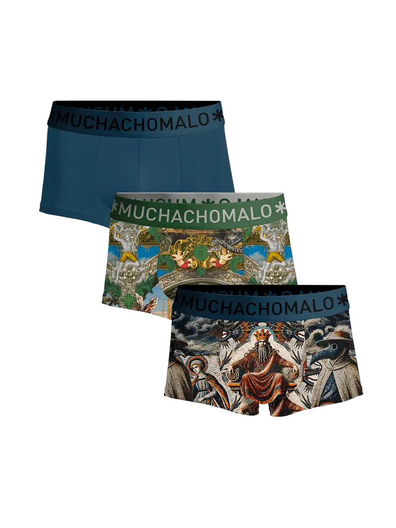 Heren 3-pack Trunks Premodern