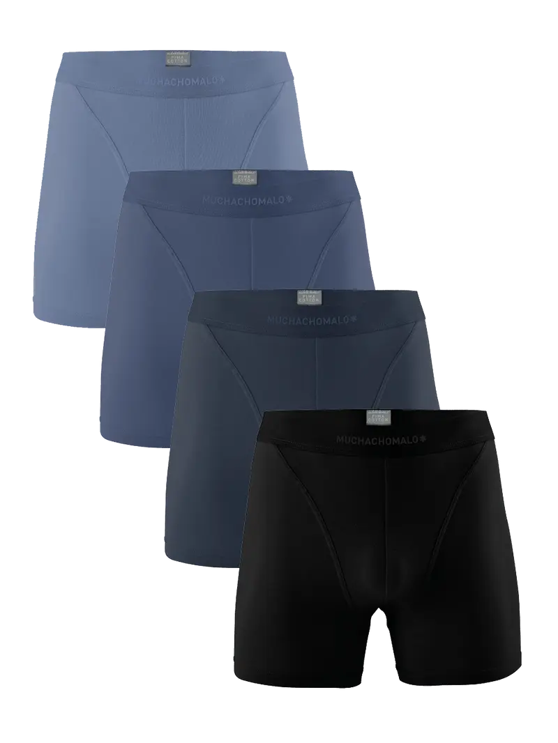 Heren 4-pack Boxershorts Pima Cotton
