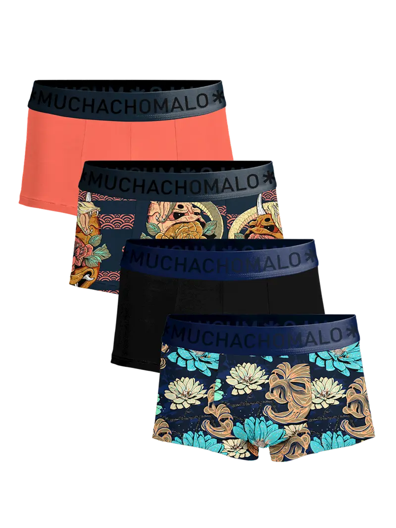 Heren 4-pack Trunks Leafs Lick it
