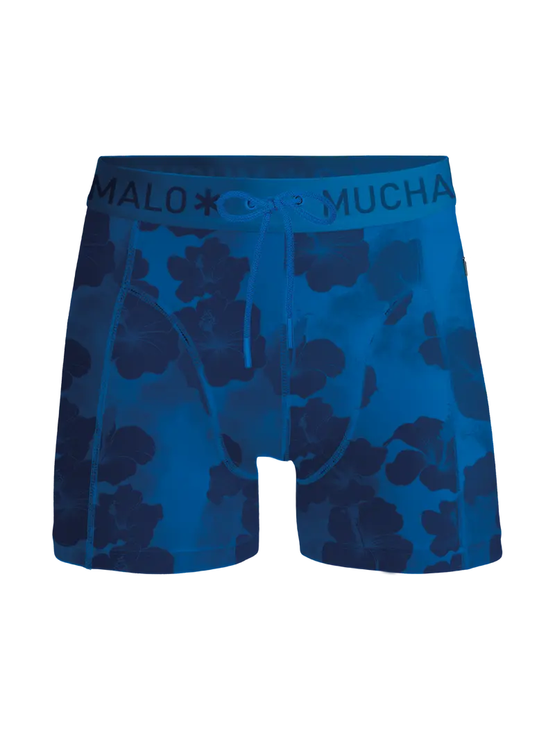 Heren Strakke zwembroek print blauw