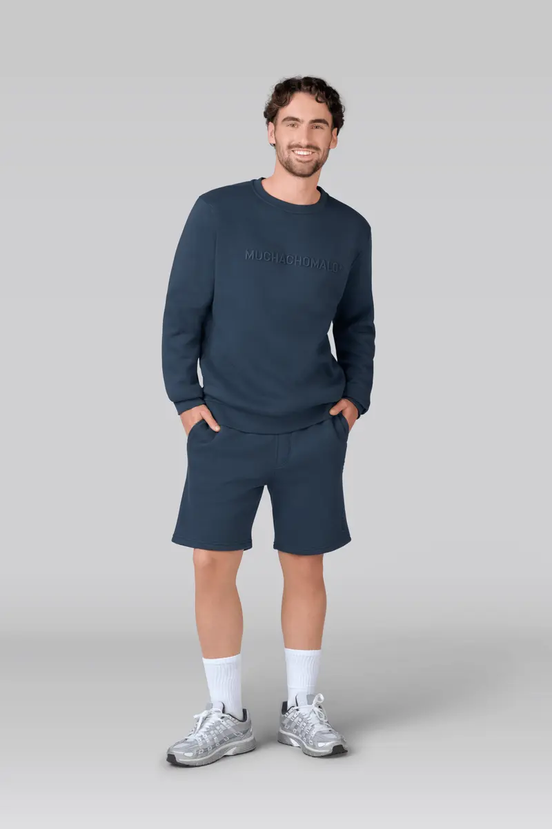 Heren Sweatshorts Blauw