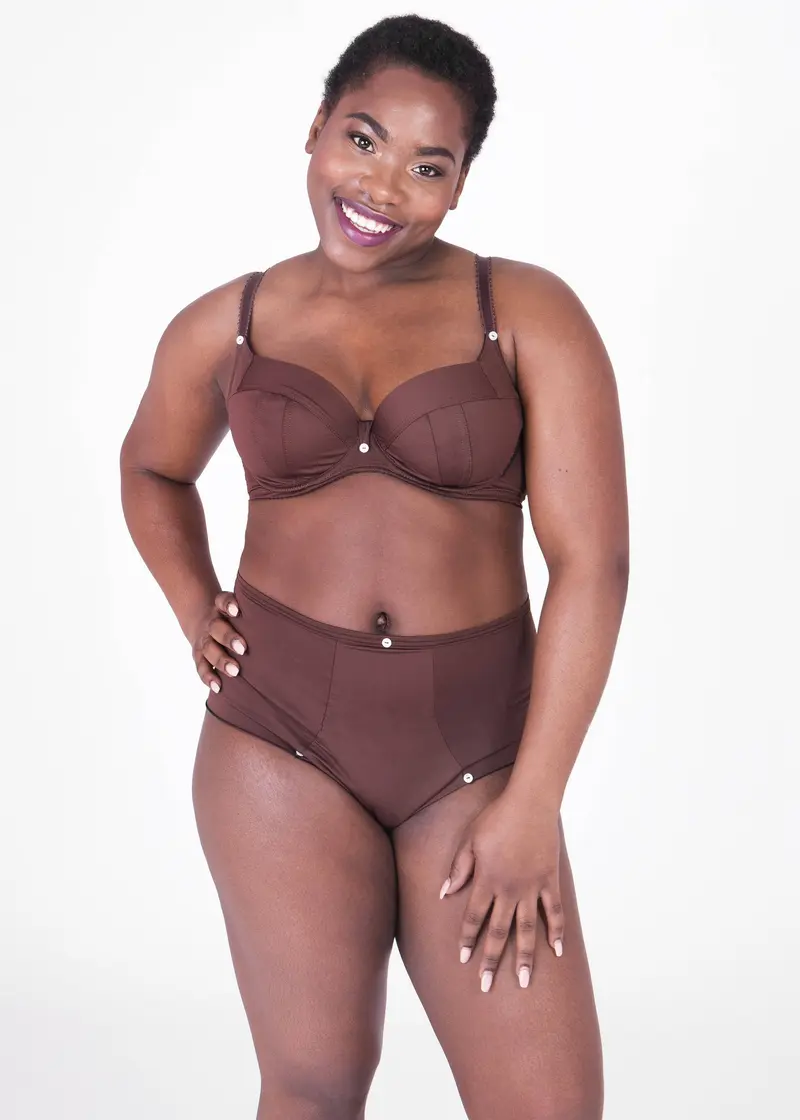High Waisted Broekje Chestnut