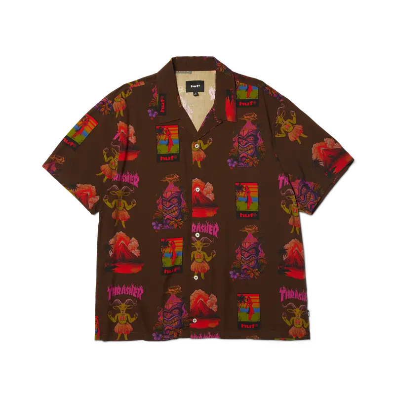 Huf X Thrasher Hawaiian Shirt