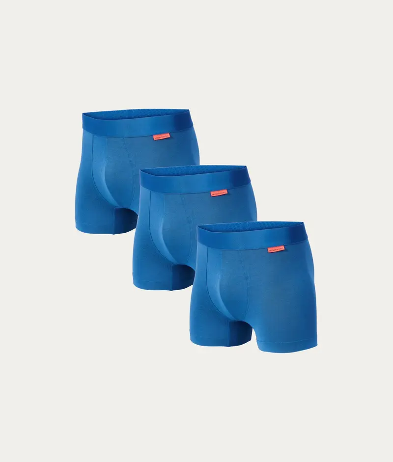 IJsblauwe Boxershort Iced Glacier (3-pack)