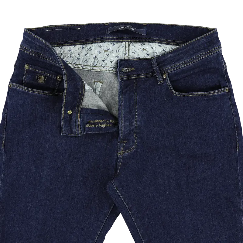Indigo slim fit jeans Atelier Noterman - ATN01S-A33-1925/112