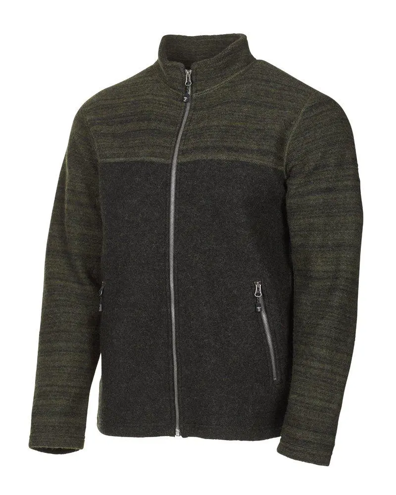 Ivanhoe Knitted in Sweden - Jon FZ | wollen herenvest